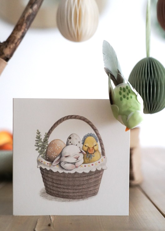 kartki wielkanocne Easter  Bunny - kartka wielkanocna