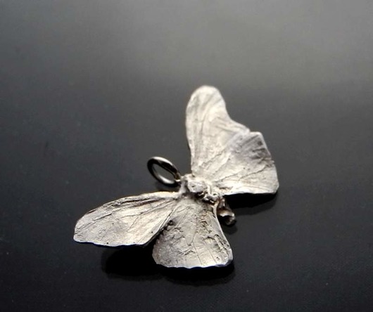 Mały srebrny motyl – zawieszka 3,2 cm x 2,2 cm Rekami Stworzone