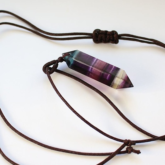 biżuteria męska FLUORYT wisior amulet