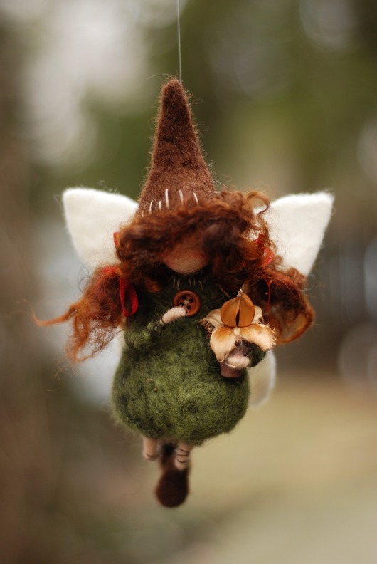 karuzele i girlandy do łóżeczka Leśna Wróżka - Waldorf toys