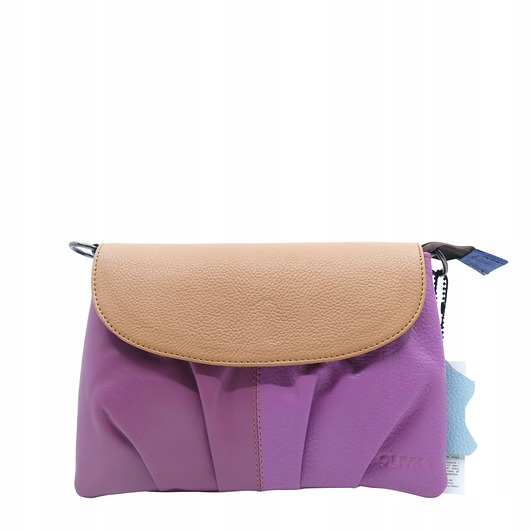 torby na ramię Kopertówka skórzana unikatowa torebka damska handmade upcycling OLIVKA