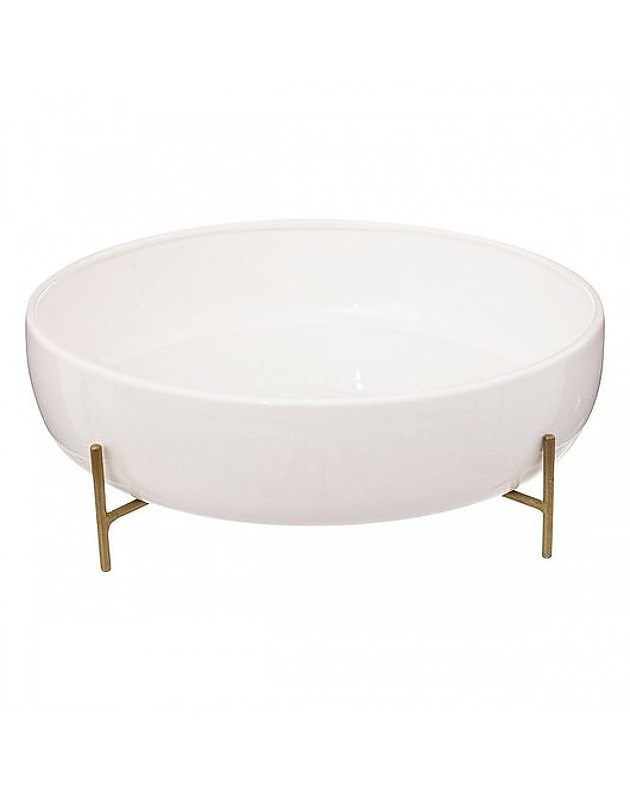 miski i misy Misa Ceramiczna na Złotych Nóżkach 30 cm