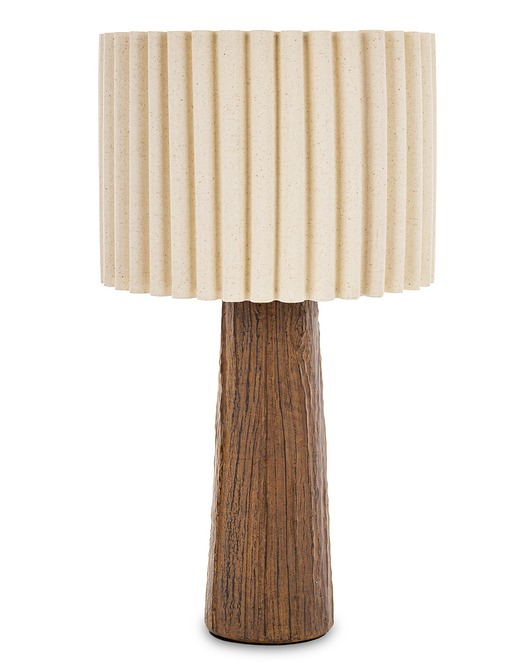 lampy stołowe Lampa stołowa 45x25x25 cm TALLIA-3 brązowo-biała
