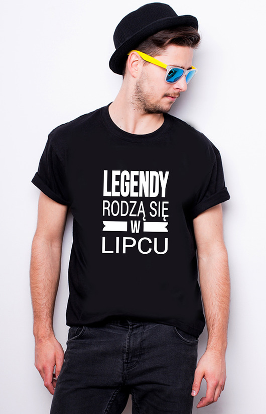 T-shirt męski - legendy rodzą się w lipcu AllbagAllprints