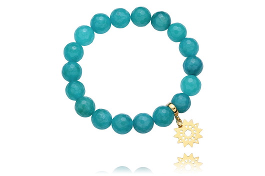 Bransoletka z jadeitów i srebra 925 Coccola JEWELLERY