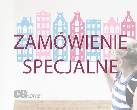 ZAMÓWIENIE SPECJALNE pastelowe kamienice  Cghome