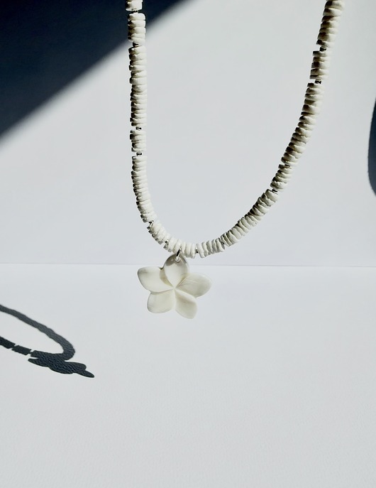 chokery Naszyjnik Summer Plumeria