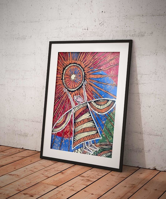 plakaty Plakat Anioł słońca