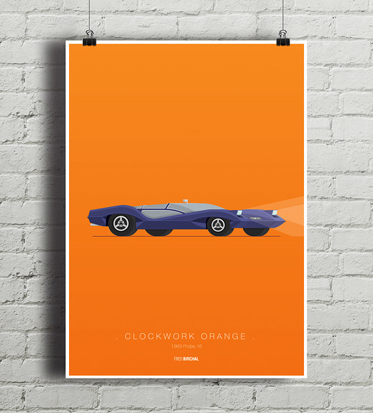 Plakat Mechaniczna Pomarańcza - Probe 16  minimalmill