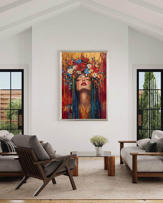 plakaty Plakat Złoty deszcz kolorów