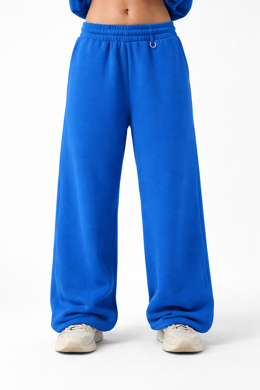 spodnie dresowe damskie Spodnie - 330 GSM  Niebieski
