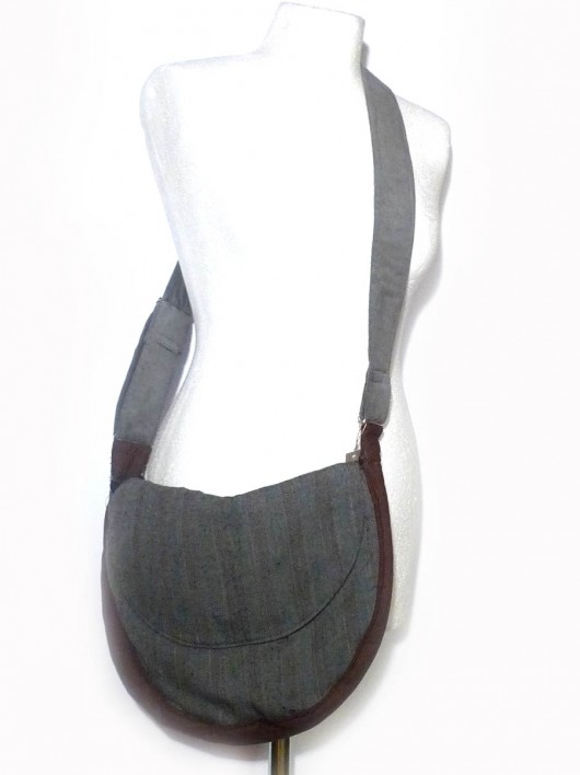 szara z klapką Maruna Upcycled