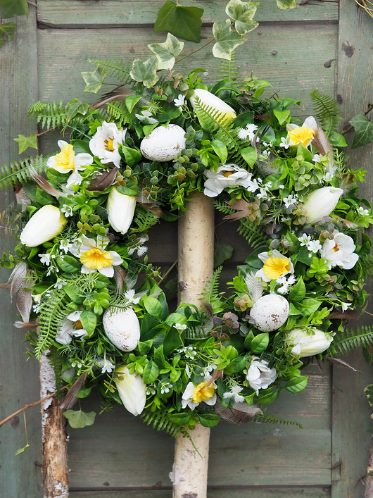 Wielkanocny wianek  EASTER TIME 42 cm FlodiaAtelier