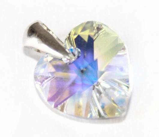 Medium Heart Crystal AB margot
