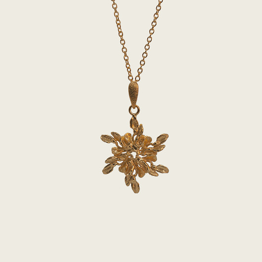 Złoty wisior- Carlina KOS jewellery