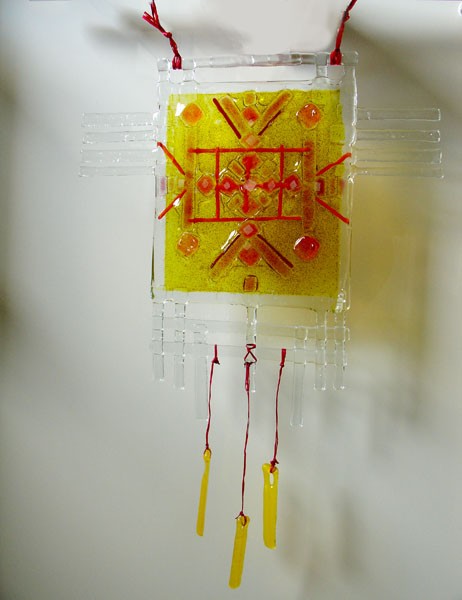 szklany ŁAPACZ SNÓW Borowska Glass Design