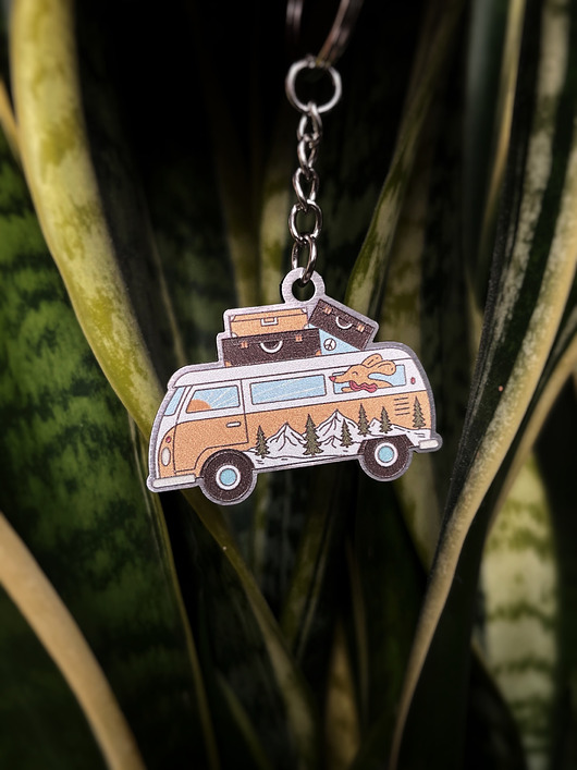 breloki dla niego Brelok Camper