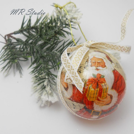 Bombka decoupage 3 MR Studio
