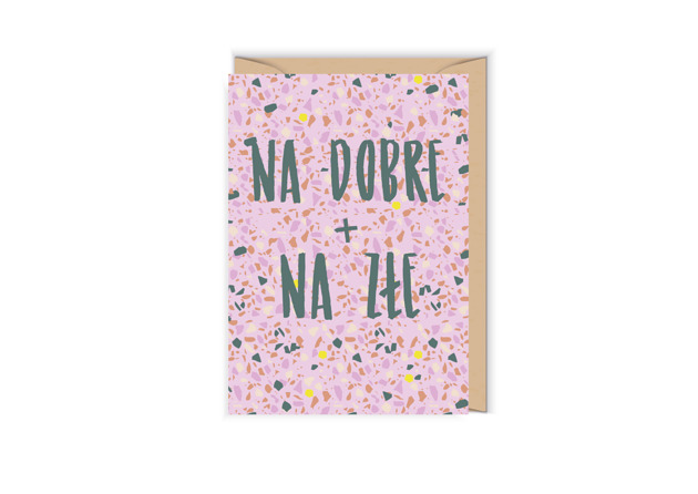 Kartka ślubna Na dobre i na złe Cudowianki