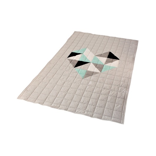 Narzuta patchworkowa pikowana CERE 155x210cm patchwork house