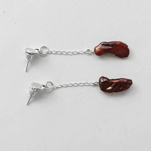 kolczyki z kamieniami Kolczyki OKRĄG