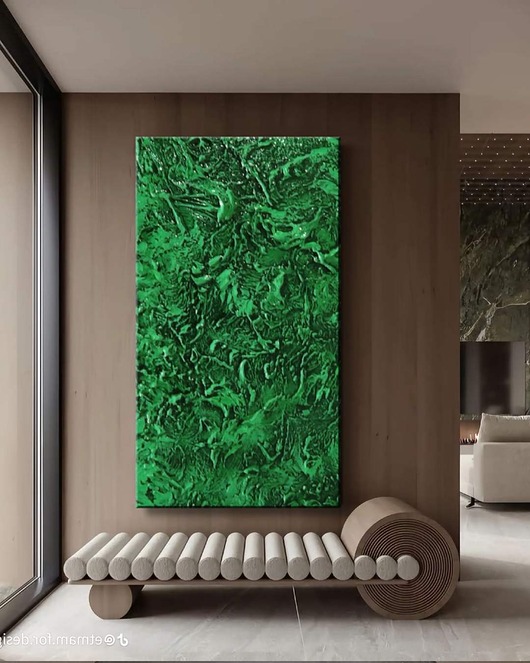 obrazy Designerskie reliefy ścienne na płótnie wielkoformatowym 80x160m