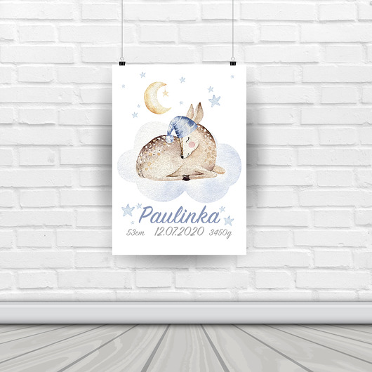 Plakat "SŁODKIE ŚPIOCHY Make My Wall 
