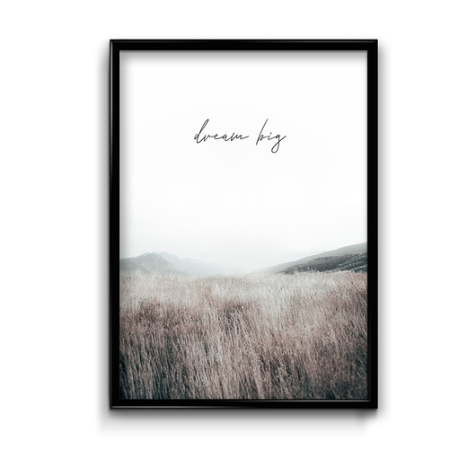 Plakat Dream Big  Bury Lis