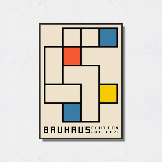 plakaty Bauhaus Art Exhibition Poster