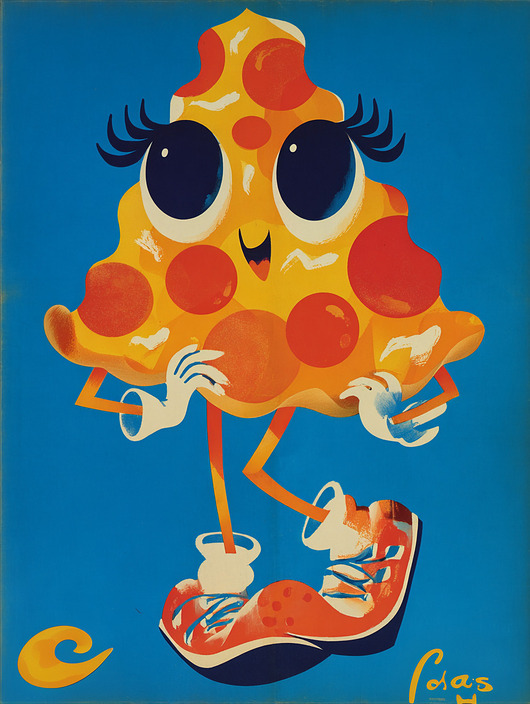plakaty Plakat prl DO KUCHNI 30X40 miss pizza