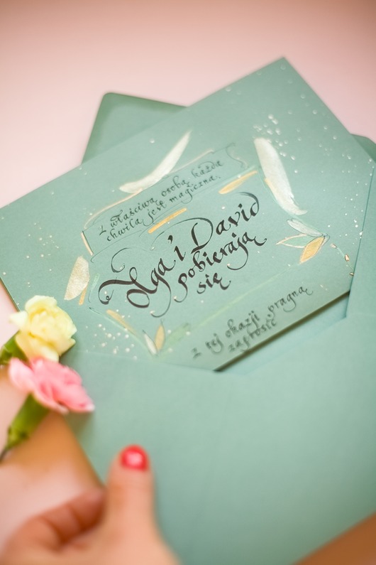 zaproszenia i kartki na ślub Kaligrafia: personalizowane zaproszenie na ślub i uroczystości pisane ręcznie