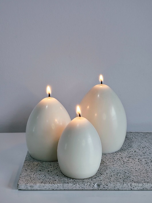 ozdoby wielkanocne Świeca sojowa dekoracyjna Jajko