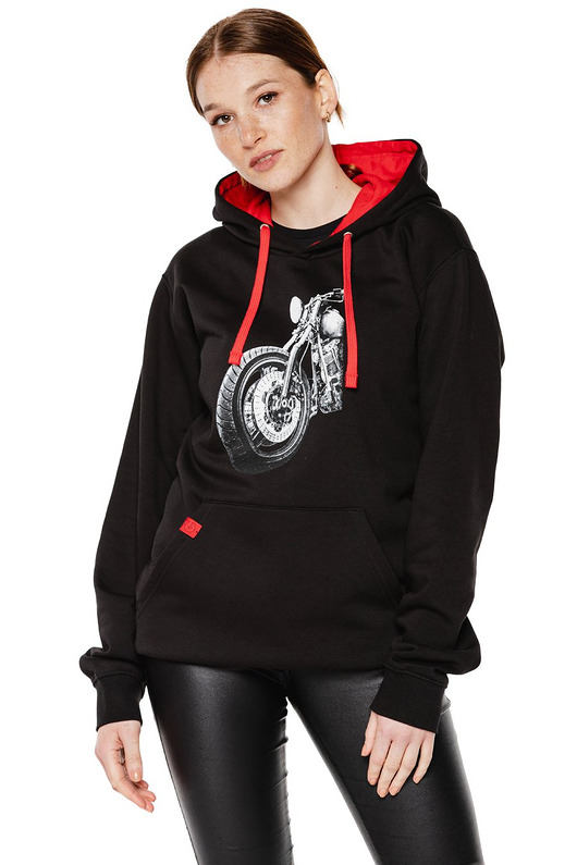 bluza z kapturem damska Bluza kangurka UNDERWORLD unisex Motorbike