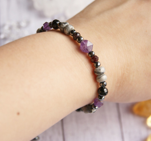 bransoletki z kamieni naturalnych BARAN - premium - zodiac collection