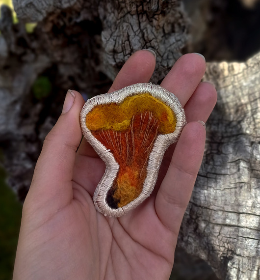 broszki Przypinka z grzybem