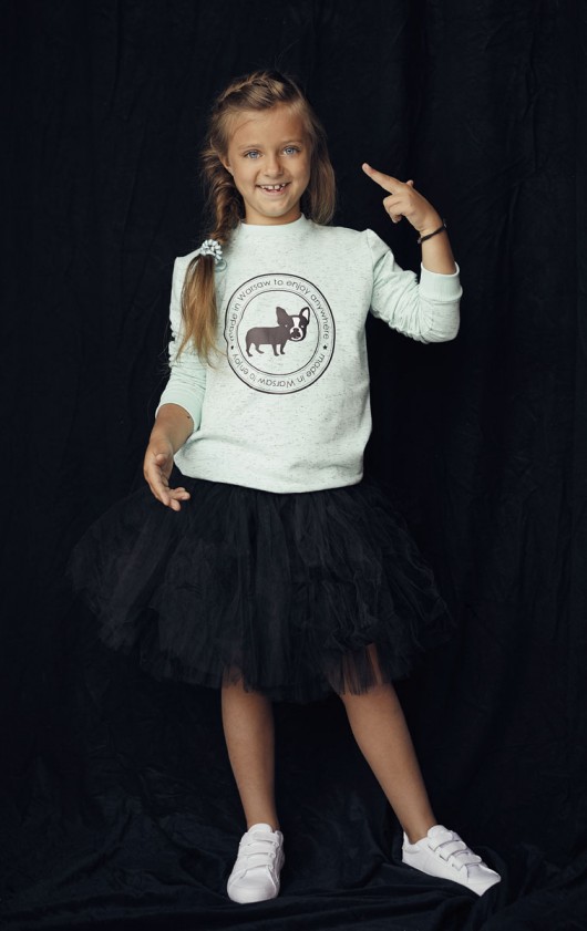 Bluza minty sweatshirt girl  sleepless in Warsaw