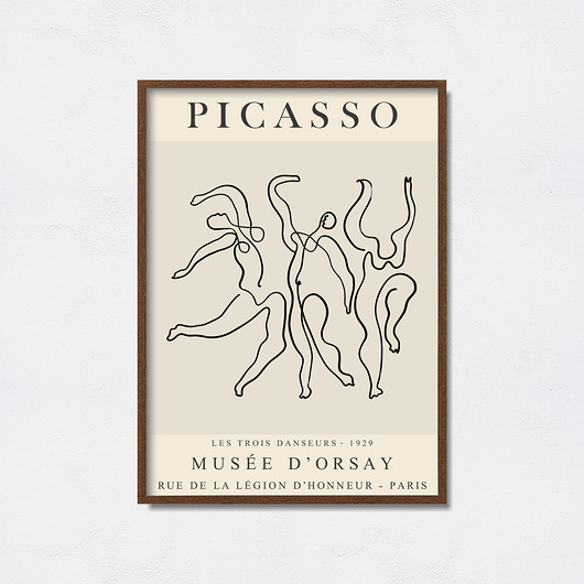 Pablo Picasso grafika inspiracja Pas De LArt