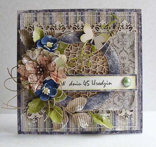kartki scrapbooking Kartka urodzinowa - na zamówienie