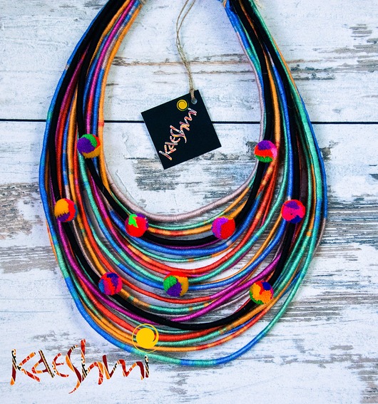 FESTIVAL - naszyjnik etniczny, boho, folk Kaeshmi