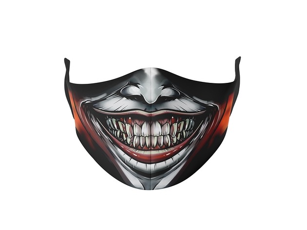 maseczki ochronne Maseczka 3-warstwowa wielorazowa JOKER