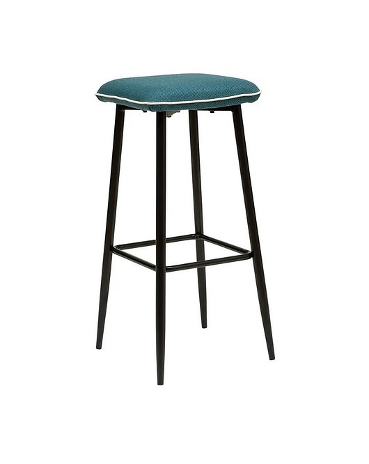 krzesła Krzesło Barowe Stołek Barowy z Poduszką Taco Niebieski