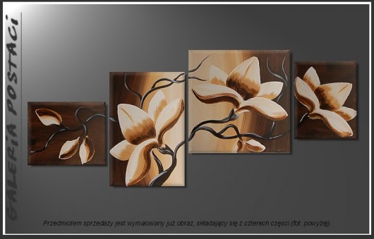 (317) Magnolie - płótno 124cm/akryle millla