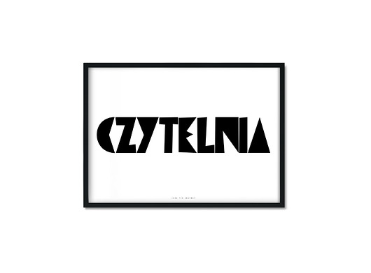 "Czytelnia (II)" Plakat Love The Journey
