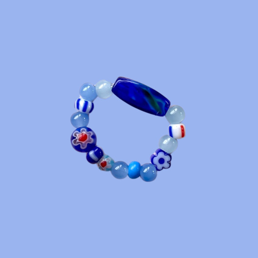 pierścionki elastyczne Pierścionek dla jesieniary #blue