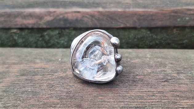 pierścionki - różne Kryształ górski - pierścionek
