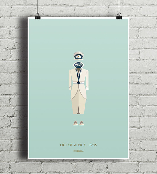 Pożegnanie z Afryką - plakat minimalmill