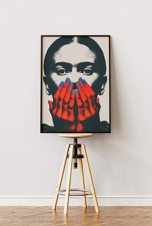 plakaty Plakat Ilustracja Frida
