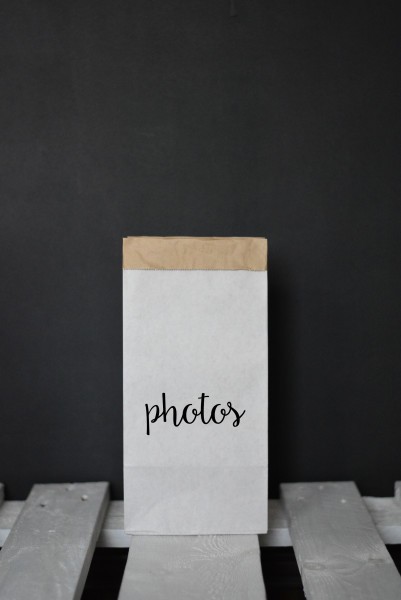 Worek papierowy mini Photos MIA home
