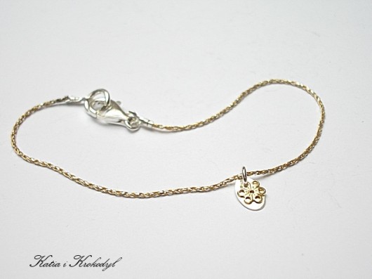 Nitka - gold flower Katia i krokodyl