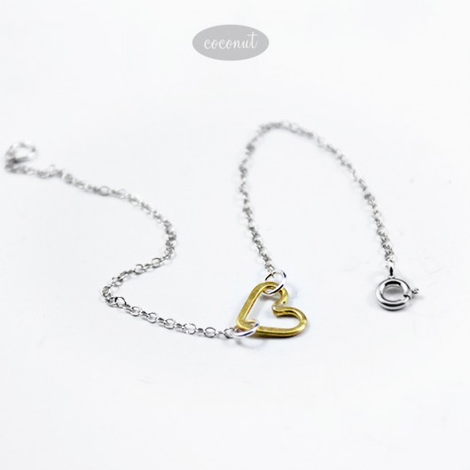 LOVE IS ALL U NEED 16 bransoletka srebro COCONUT